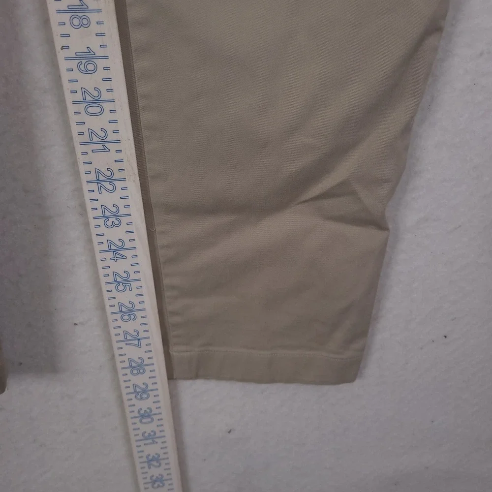 SPOKE Chinos Mens 35x29 Khaki Tan Build B Cotton Stretch Trousers